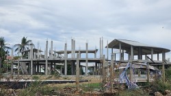 Quảng Nam: Dự án khu nghỉ dưỡng Cồn Ba Xã của Công ty HG đang thi công cầm chừng