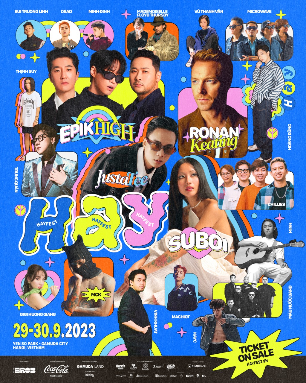 Dàn nghệ sĩ tham dự HAY FEST 2023 Dàn nghệ sĩ tham dự HAY FEST 2023
