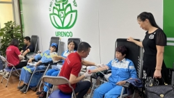 Công nhân môi trường đô thị Hà Nội tình nguyện hiến hơn 100 đơn vị máu