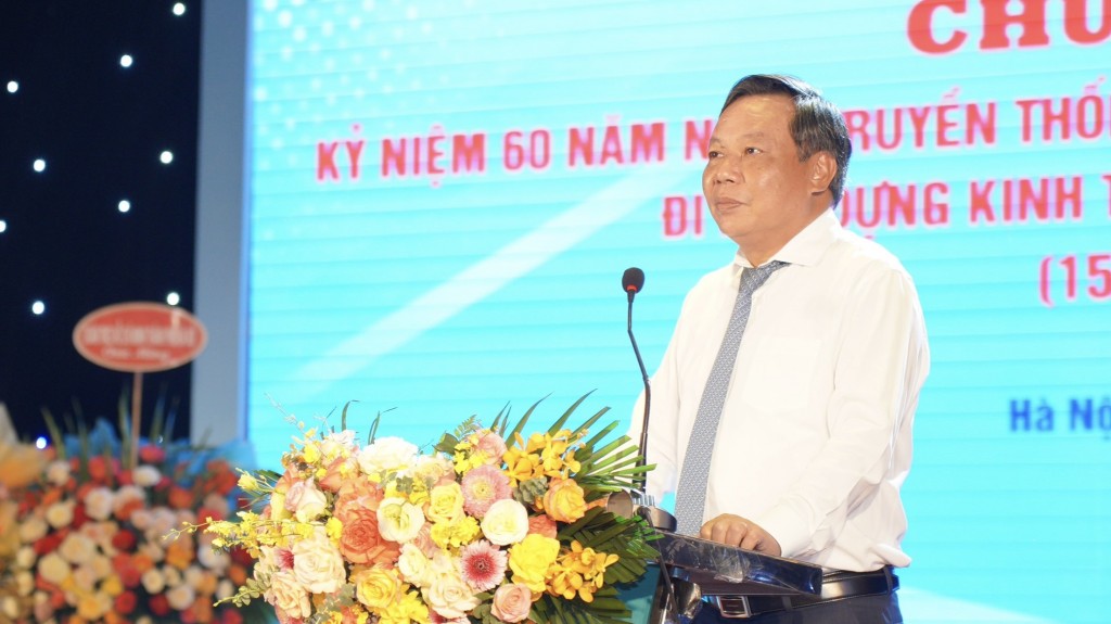 Phó Bí thư Thành ủy Hà Nội Nguyễn Văn Phong phát biểu tại chương trình