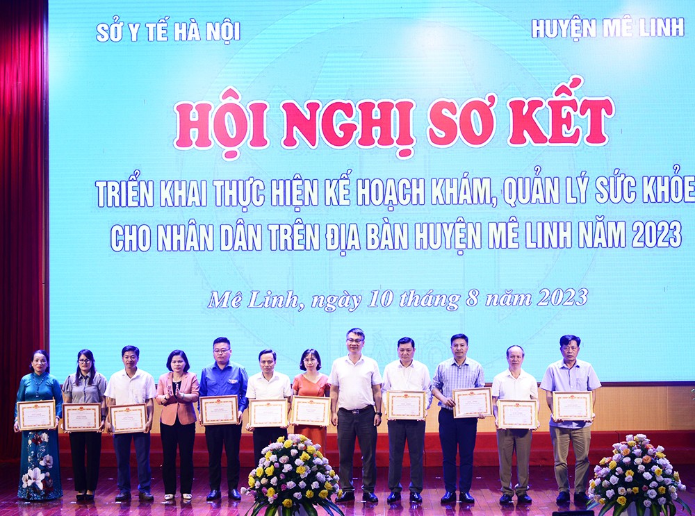 160.000 người dân Mê Linh được khám sức khoẻ miễn phí