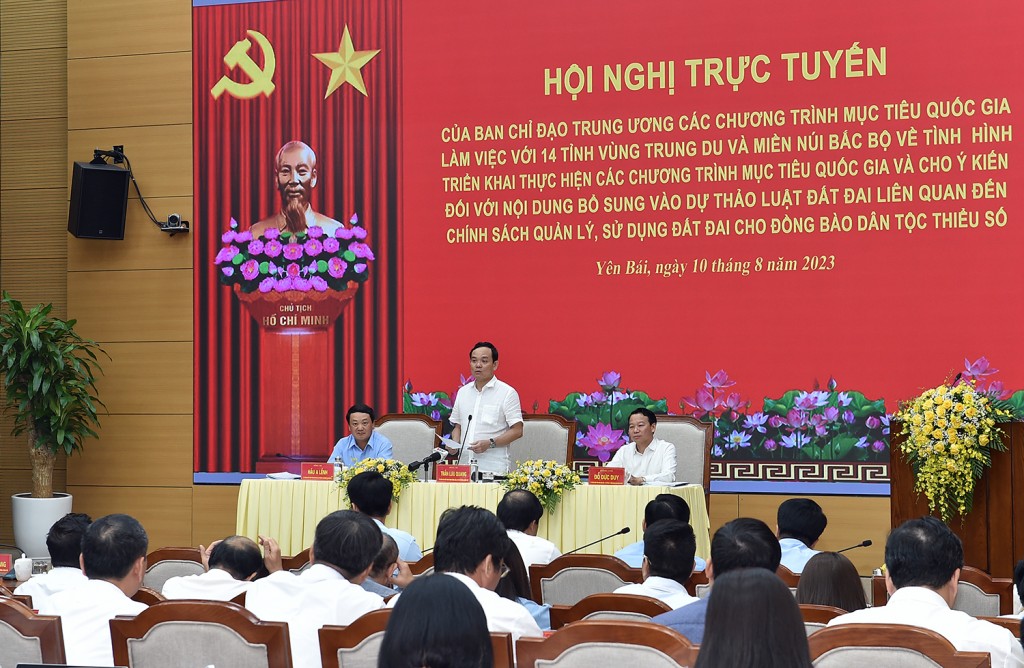 Phó Thủ tướng nhấn mạnh, tiến độ giải ngân của vùng sẽ có tác động rất lớn đến tiến độ giải ngân chung của cả nước - Ảnh: VGP/Hải Minh