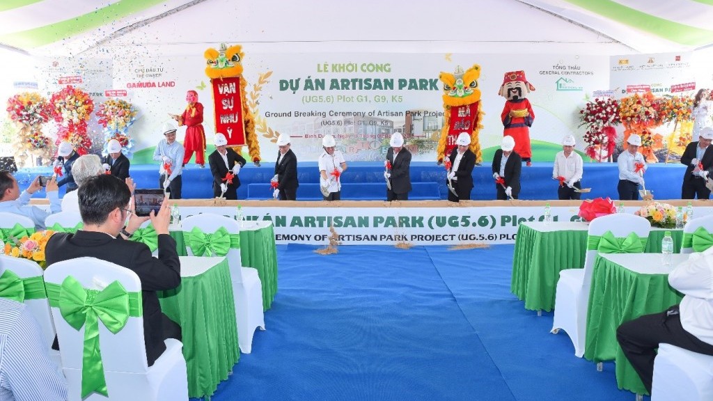 Gamuda Land chính thức khởi công xây dựng thương phố Artisan Park