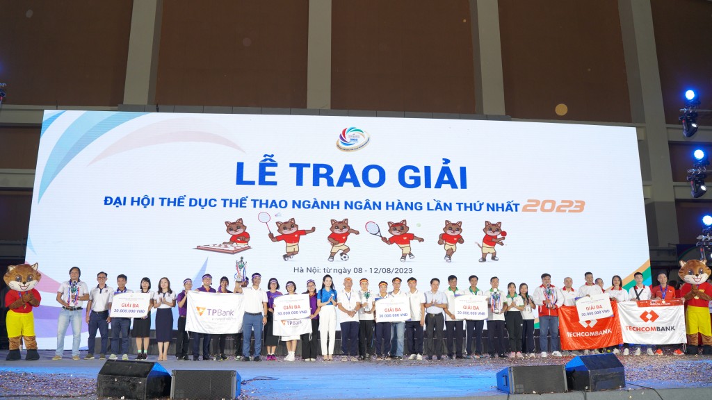 Khép lại kỳ Đại hội TDTT ngành Ngân hàng lần thứ nhất: Niềm vui đọng lại, khẳng định tinh thần đoàn kết