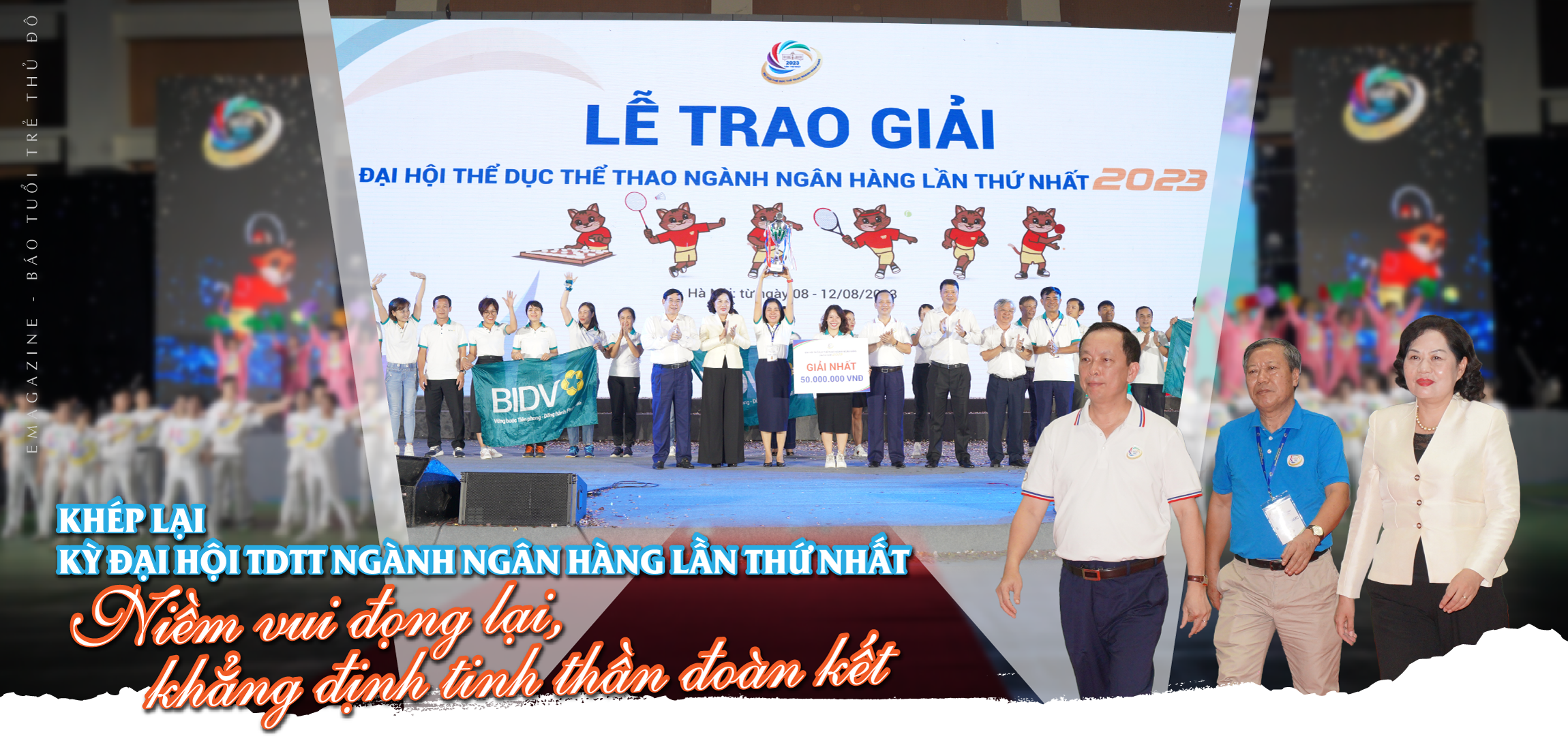 Khép lại kỳ Đại hội TDTT ngành Ngân hàng lần thứ nhất: Niềm vui đọng lại, khẳng định tinh thần đoàn kết