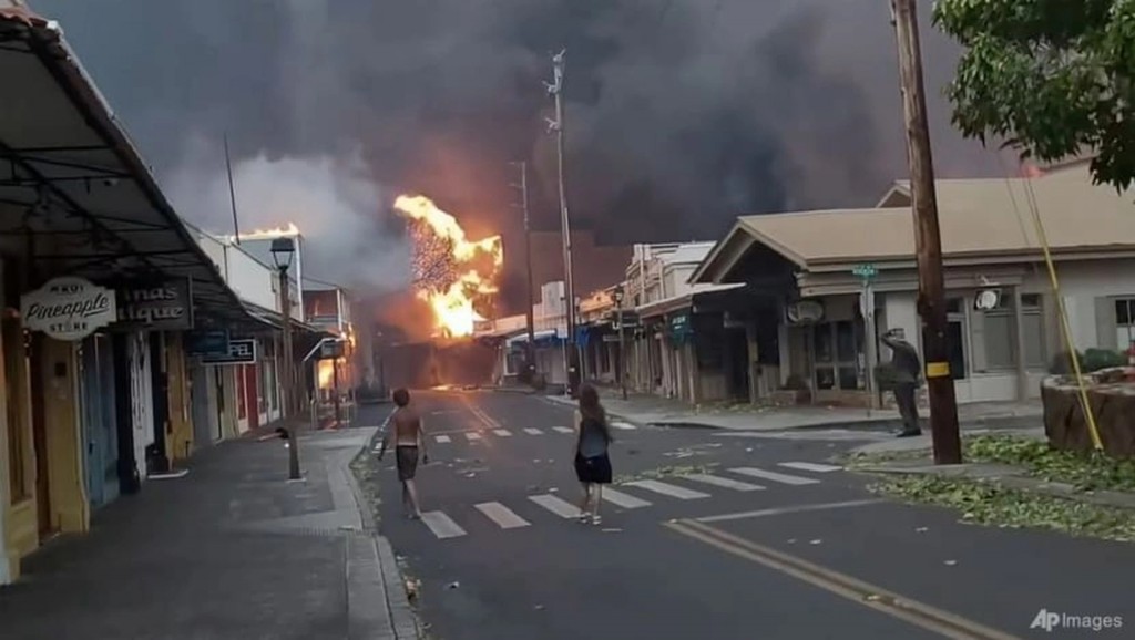 Hàng ngàn người bị mất nhà cửa sau thảm họa cháy rừng ở Hawaii (Ảnh: AP)