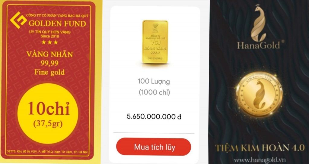 Cẩn trọng khi tham gia đầu tư vào những app mua, bán vàng online