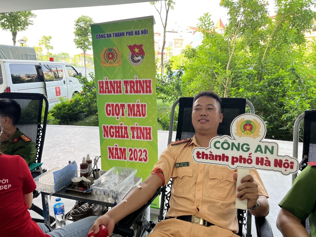 Đại uý Nguyễn Huy Toán mong muốn chương trình này lan toả đến với nhiều người dân