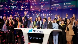 VinFast chính thức rung chuông tại Nasdaq, trở thành top 3 doanh nghiệp xe điện lớn nhất thế giới