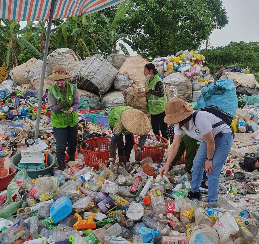 Tính riêng năm 2022, hệ thống thu gom rác tái chế của Công ty Cổ phần VietCycle đã thu được trên 16.000 tấn