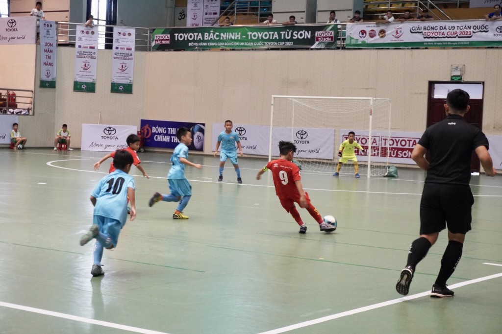 Chủ nhà Bắc Ninh dừng bước ở tứ kết giải bóng đá U9 toàn quốc Toyota Cup 2023