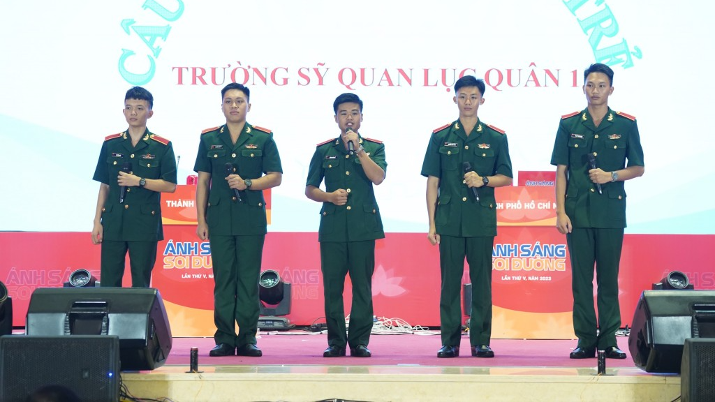 Các thành viên đội tuyển Ban Thanh niên Quân đội