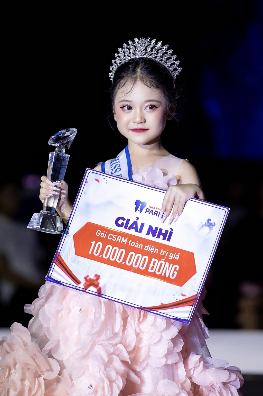 Nhật Ánh đạt danh hiệu Á hậu nhí/Á quân Miss Baby 2023