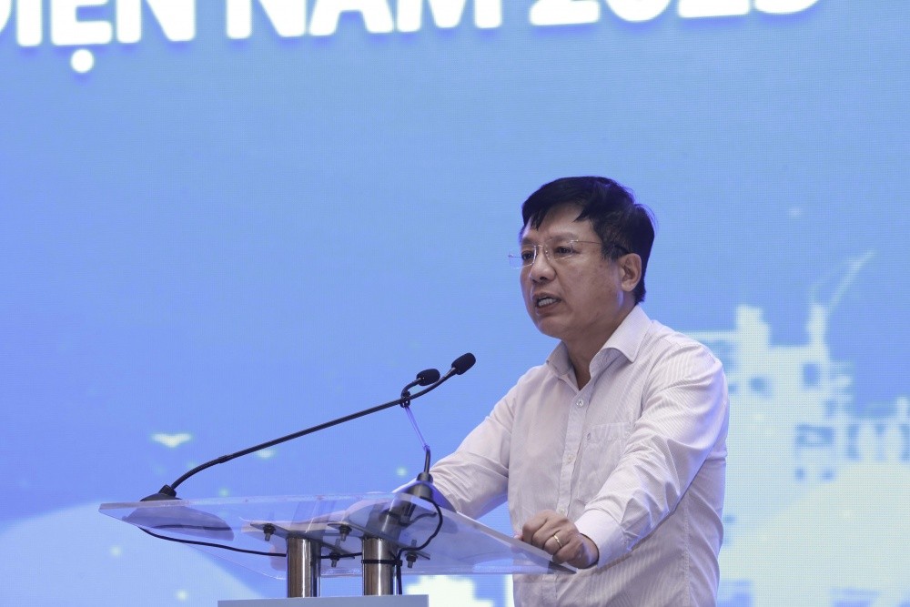 7.	Đồng chí Hồ Sỹ Hùng - Phó Chủ tịch Ủy ban Quản lý vốn nhà nước tại doanh nghiệp phát biểu chỉ đạo tại hội nghị.