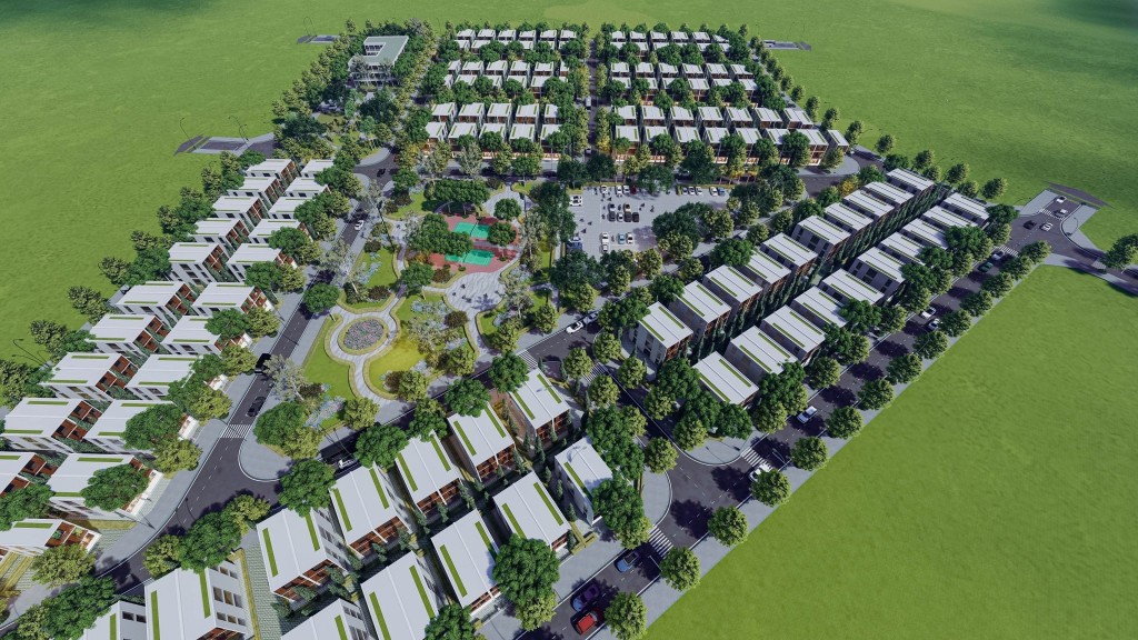 dự án xây dựng hạ tầng kỹ thuật khu tái định cư tại xã Văn Khê phục vụ di dời các hộ dân nằm trong chỉ giới đường đỏ dự án đường Vành đai 4 - Vùng Thủ đô đoạn đi qua huyện Mê Linh