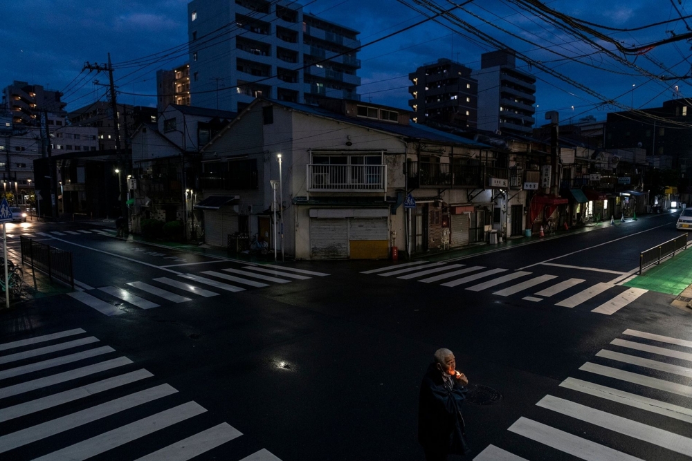 Khu Kotobukicho, Yokohama có khoảng 3.000 người trên 65 tuổi sống đơn độc 1 mình (Ảnh: National Geographic)