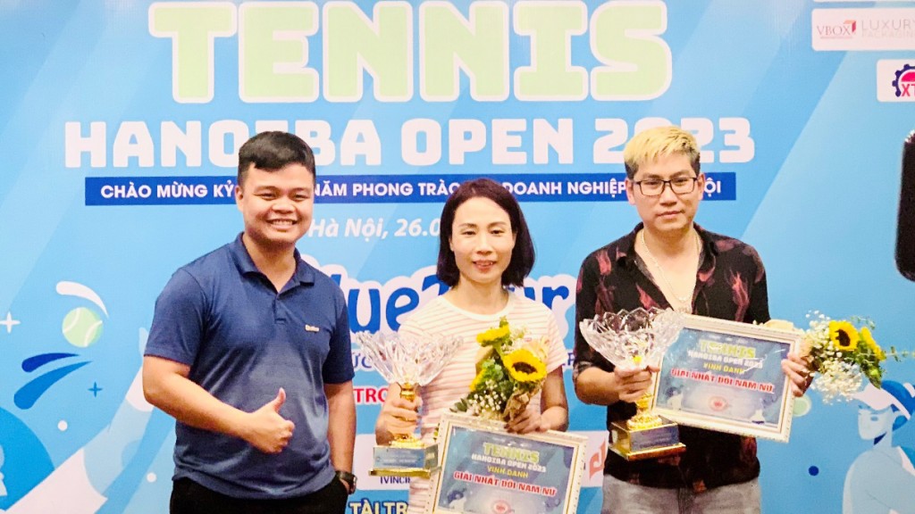 Sôi nổi giải quần vợt Hanoiba Bluetour - Ivinci Open 2023