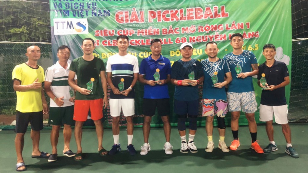 Sôi động giải siêu cúp Pickleball miền Bắc mở rộng