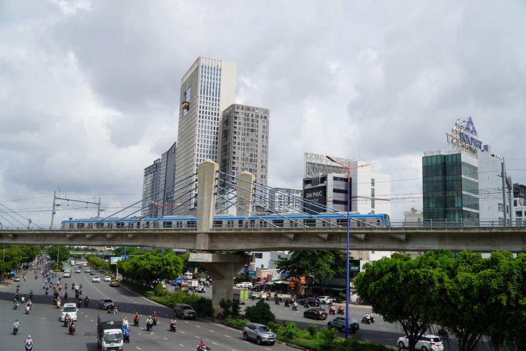 Đoàn tàu chạy thử sáng nay