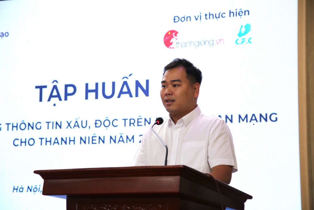 Anh Nguyễn Xuân Hiếu, Ủy viên BCH, Phó Trưởng ban Đoàn kết tập hợp thanh niên Trung ương Đoàn 