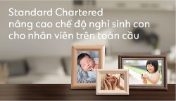 Standard Chartered thúc đẩy văn hóa hòa nhập qua việc nâng cao chế độ nghỉ sinh con cho nhân viên trên toàn cầu