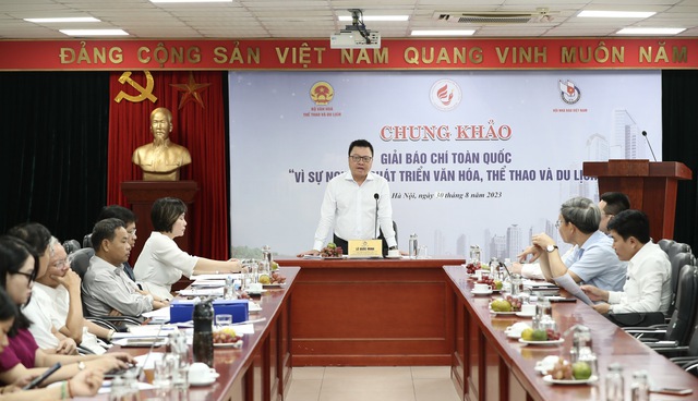 Chấm chung khảo Giải báo chí toàn quốc “Vì sự nghiệp phát triển văn hóa, thể thao và du lịch” lần thứ nhất năm 2023