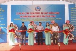 Quảng Ninh: Khánh thành cụm 6 sân chơi Pickleball tại TP Hạ Long