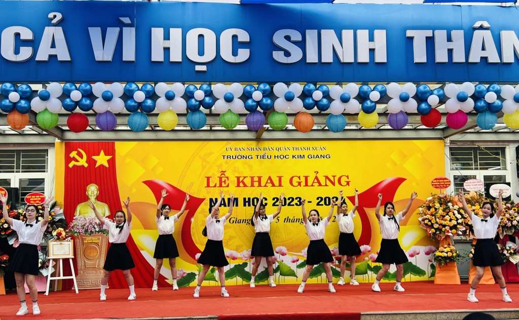 Trường Tiểu học Kim Giang chuẩn bị cơ sở vật chất tốt nhất đón năm học mới