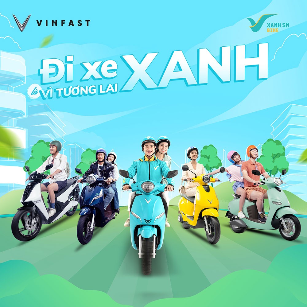 VinFast và Xanh SM đồng hành kiến tạo tương lai xanh với dịch vụ xe ôm công nghệ thuần điện