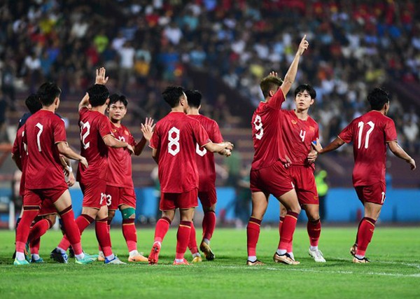 Niềm vui của U23 Việt Nam