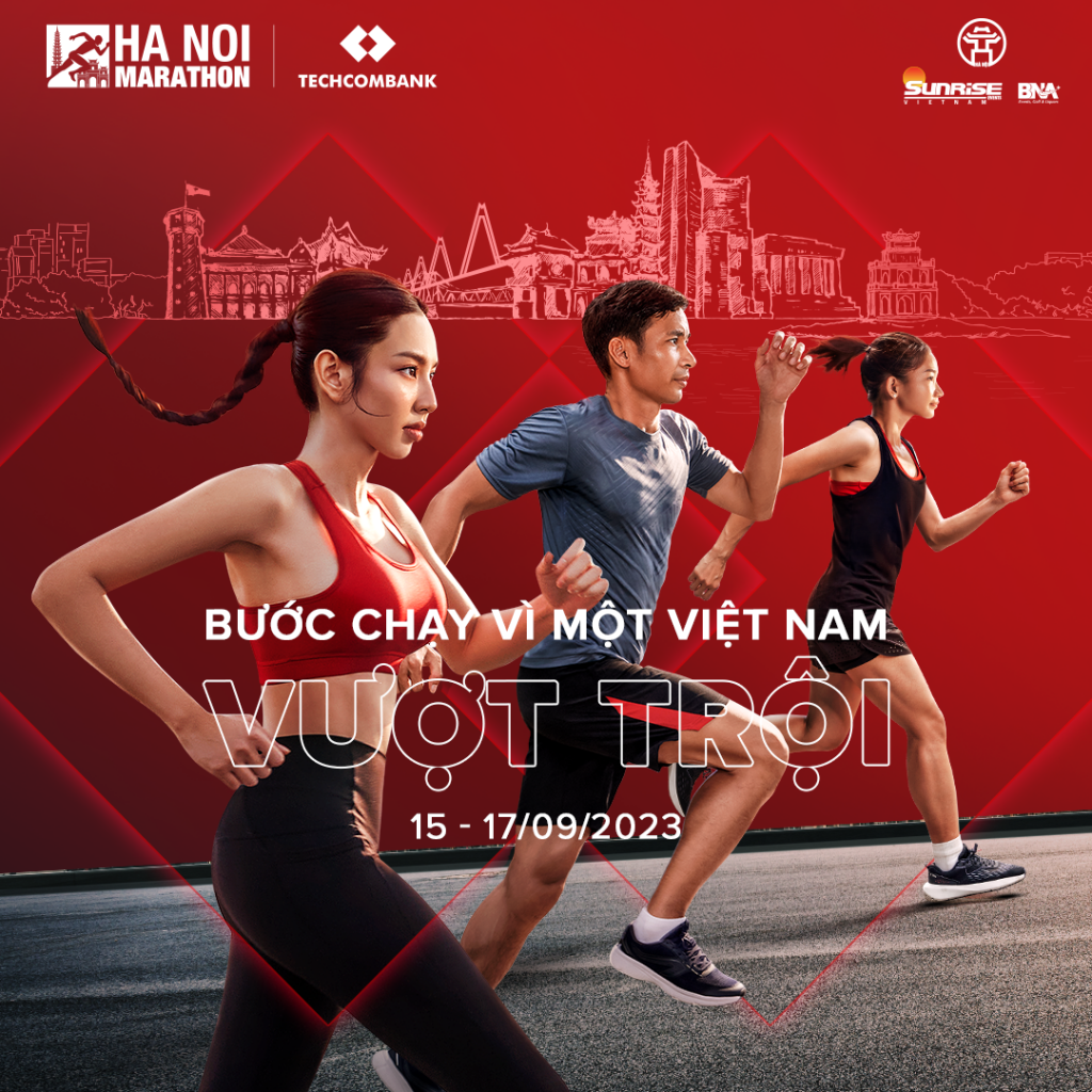 Giải chạy Hà Nội Marathon Techcombank lan tỏa tinh thần "Bước chạy vì một Việt Nam vượt trội"