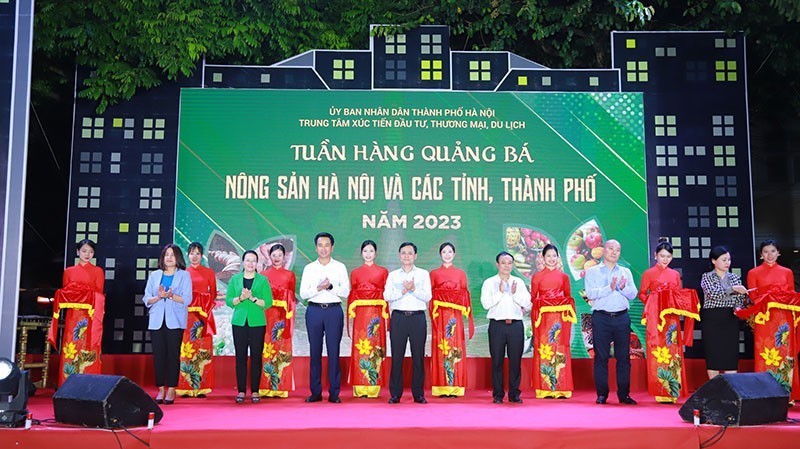 Khai mạc "Tuần hàng quảng bá nông sản Hà Nội và các tỉnh, thành phố năm 2023"