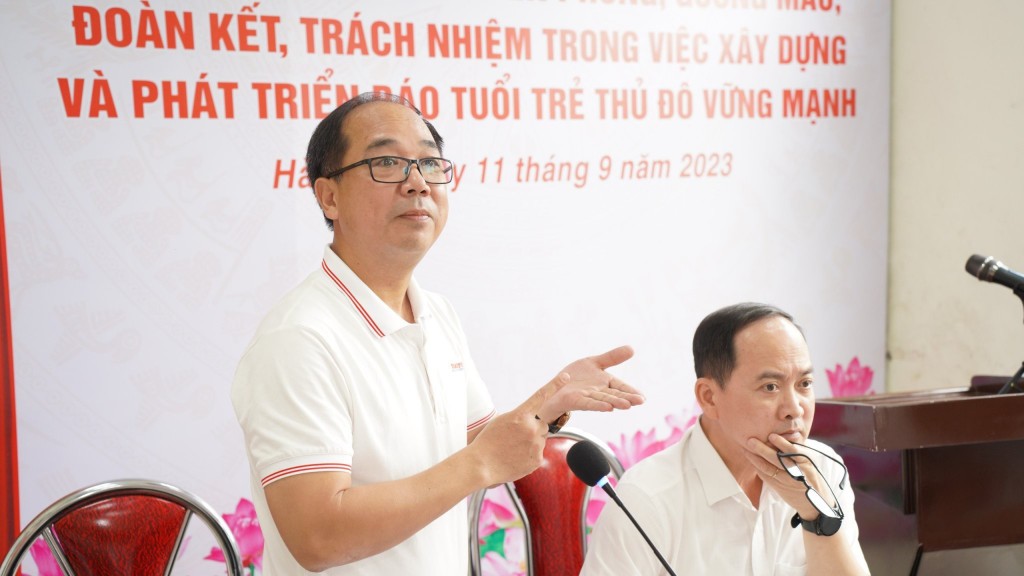 Tiên phong, gương mẫu, đoàn kết, trách nhiệm để phát triển vững mạnh Báo Tuổi trẻ Thủ đô