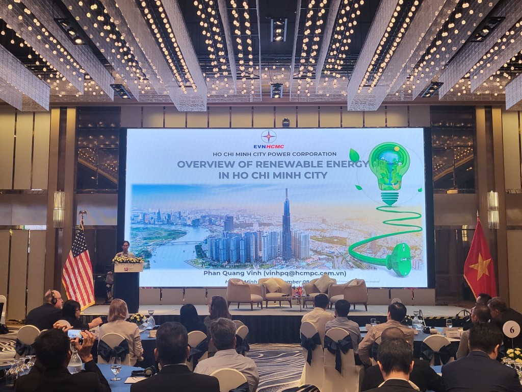 Hội thảo “Công nghệ năng lượng sạch Hoa Kỳ - Việt Nam – Lưu trữ năng lượng và giải pháp lưới điện”.
