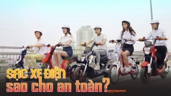 [Infographic] Sạc xe điện sao cho an toàn?