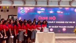 Giáo viên, học sinh Ba Đình quyên góp hơn 1,1 tỷ đồng ủng hộ các gia đình bị hỏa hoạn