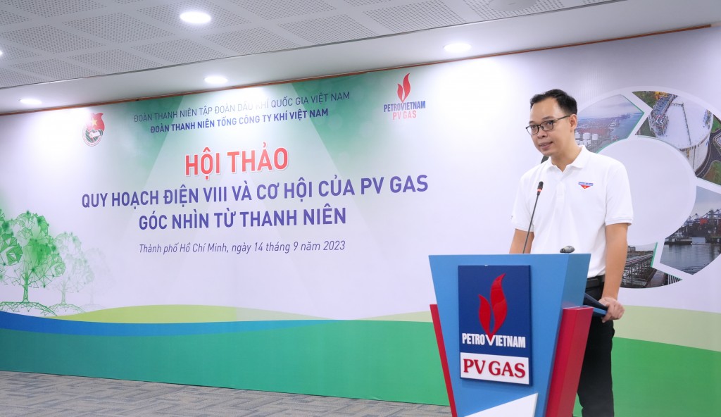 Bí thư Đoàn Thanh niên PV GAS kêu gọi tiếp tục lan tỏa ngọn lửa khát vọng, tinh thần tiên phong, xung kích, đam mê học hỏi, sáng tạo của thanh niên