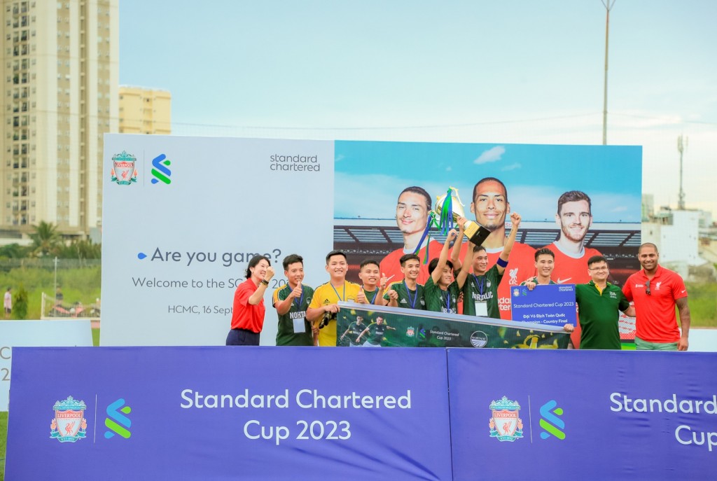 Nortalic giành ngôi vô địch giải bóng đá Cúp Standard Chartered 2023, giành tấm vé tới Anfield