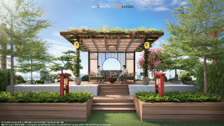 An cư tại SA5 - The Sakura, cư dân sẽ được nghỉ dưỡng trọn 365 ngày với cả vườn Nhật nội khu lẫn vườn Nhật trên mây duy nhất tại đại đô thị