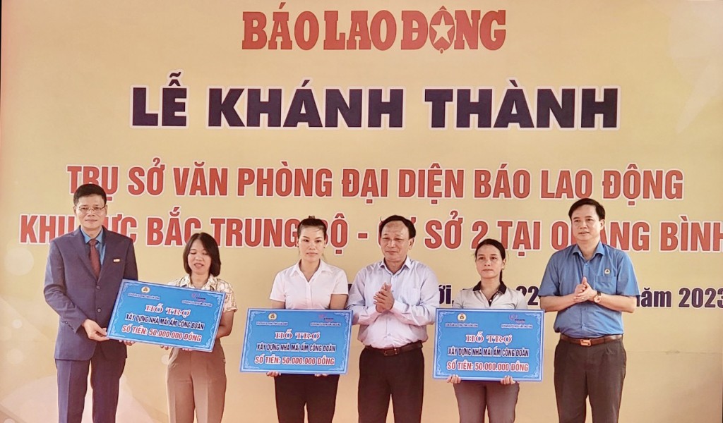 Báo Lao Động khánh thành Văn phòng Đại diện cơ sở 2 tại Quảng Bình