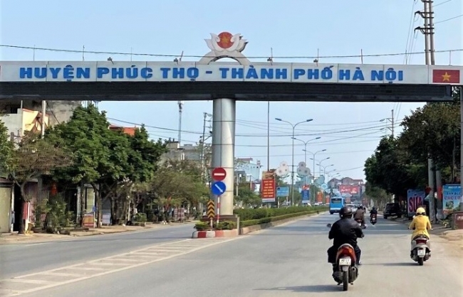 Phê duyệt chỉ giới tuyến đường nối tỉnh lộ tại huyện Phúc Thọ