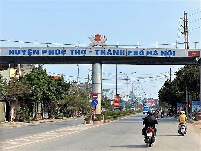 Phê duyệt chỉ giới tuyến đường nối tỉnh lộ tại huyện Phúc Thọ