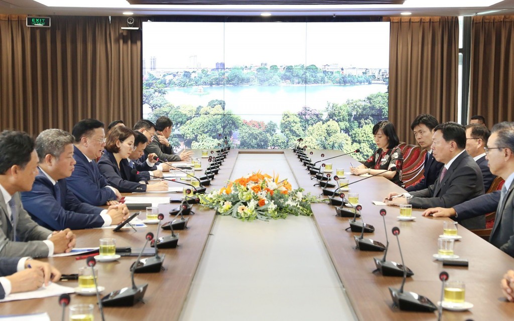 Hà Nội khuyến khích Tập đoàn Lotte đầu tư vào lĩnh vực công nghệ cao