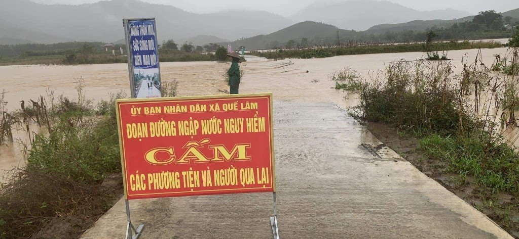 Cảnh báo, mưa lớn gây ra nguy cơ xảy ra lũ, lũ quét, tại các sông, suối vùng núi, sạt lở đất (Nguồn facebook)
