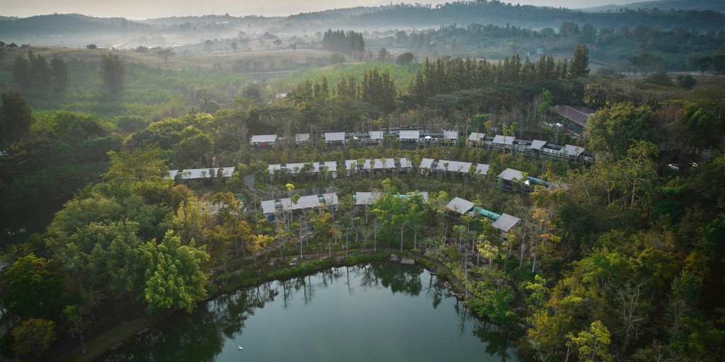 Khu nghỉ dưỡng InterContinental Khao Yai lấy cảm hứng từ lịch sử ngành đường sắt Thái Lan với những dãy phòng đặc biệt được chuyển đổi công năng từ chính các toa xe lửa (Ảnh: IHG Hotels & Resorts).