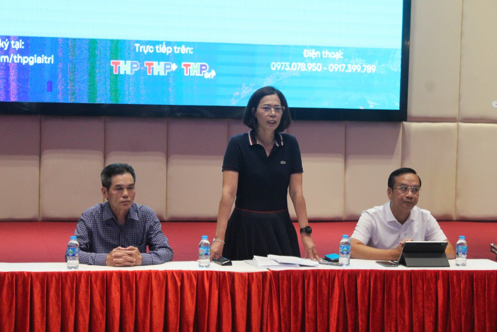 Bà Phạm Thị Tô Trang, Phó Giám đốc Sở Văn hóa và Thể thao Hải Phòng