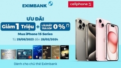 Ưu đãi cùng thẻ tín dụng Eximbank để sở hữu iphone 15 tại Cellphones