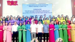 Huyện Thanh Trì khen thưởng 130 giáo viên THCS dạy giỏi