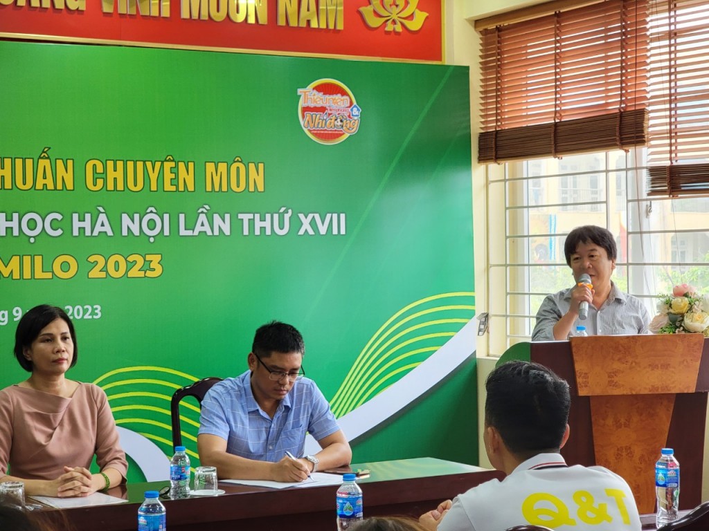 Khởi động Giải Bóng rổ học sinh tiểu học Hà Nội cúp Nestle Milo 2023