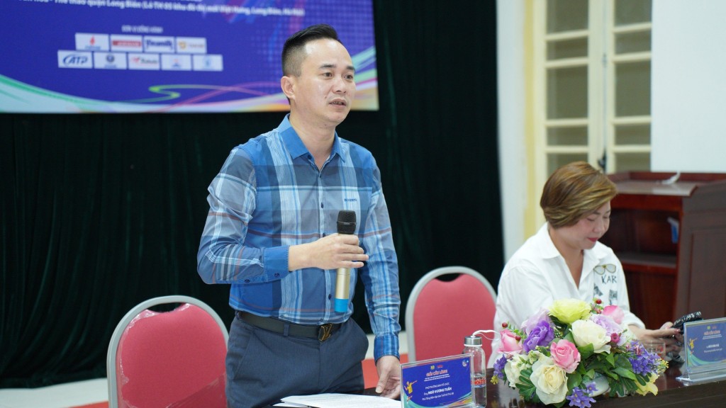 ông Ngô Vương Tuấn - Phó Tổng biên tập báo Tuổi trẻ Thủ đô, Phó Trưởng ban tổ chức giải